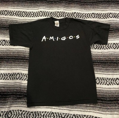 Vintage Single Stitch Amigos Friends Salsa Ole Miss Club De Espanol Medium Shirt