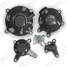 Cubierta protectora de motor de aspecto de carbono para Yamaha MT-09 XSR900 FZ09 2014-2020