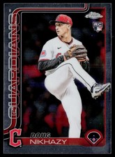 Doug Nikhazy Base 2025 Topps Chrome Rookie Card Update USC119 NM. rookie card picture