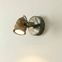 Lindby Wandlampe GrüNspanoptik, Deckenlampe Drehbar Und Schwenkbar, Wandstrahler