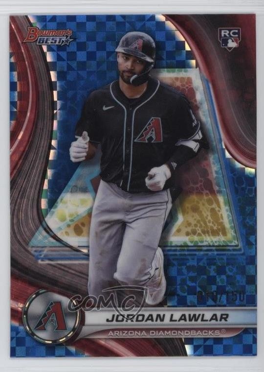 2024 Bowman's Best Blue X-Fractor /150 Jordan Lawlar #4 Rookie RC