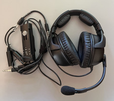 Sennheiser S1 Digital ANR Aviation Headset Dual Plug W/ Case Quick Shipping