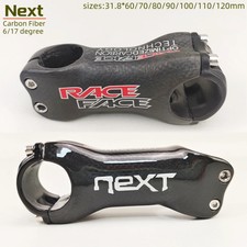 3K Carbon Fiber Stem 6/17 Degrees 31.8  60-120mm Mountain Road Bike Stem