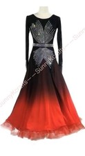 SunnyK Waltz Tango st Dance Dress Salsa Costume Stardard Ballroom Competition