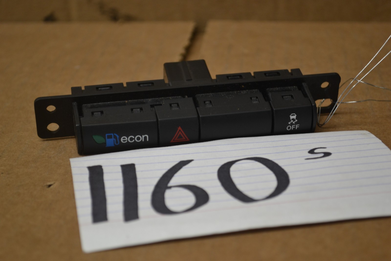 12 13 14 Dodge Grand Caravan Hazard ECON Traction Switch Control Power #1160-S