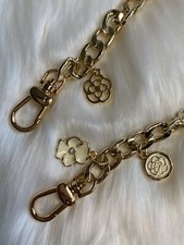Bag Chain Strap Replacement Shoulder Handbag Purse DIY 19  Gold Camellia Flower