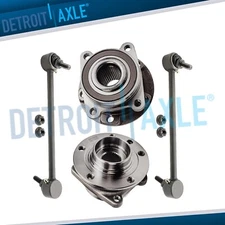 AWD Front Wheel Hub & Bearings + Sway Bars for 2014 2015-2018 for Jeep Cherokee