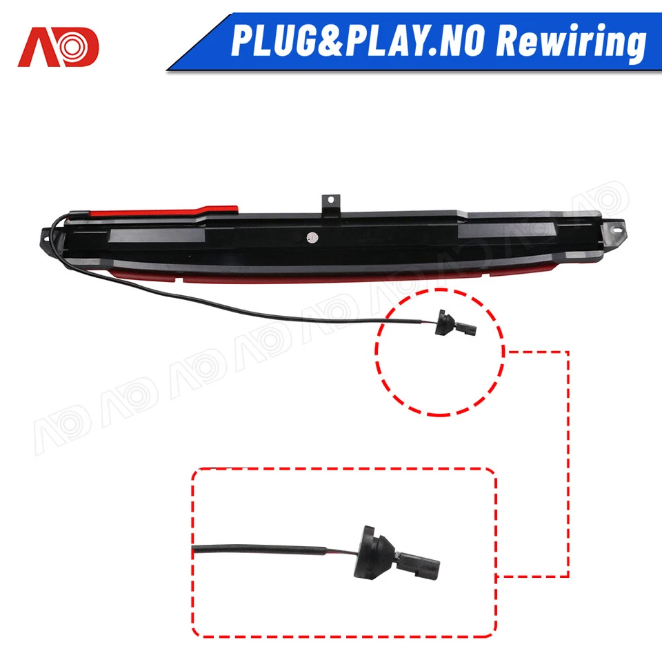 For 2002-2009 Chevy TrailBlazer GMC Envoy Red LED Third 3rd Brake Tail Light US - Изображение 4 из 4