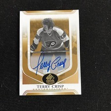 2020-21 Upper Deck SP Signature Edition Terry Crisp Legends Auto #71 Flyers