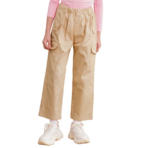 Kids Girls Trousers Dance Sweatpants Comfortable Pants Hip Hop Cargo Loose Soft - Picture 54 of 74