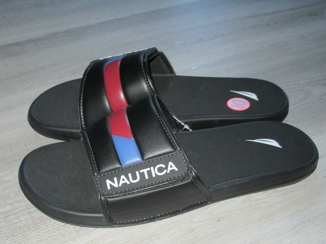 Nautica Mens Bower Slides Sandals Flip Flops 10 | eBay