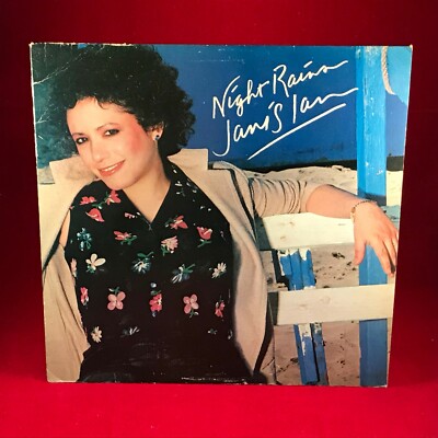 JANIS IAN Night Rain - 1979 Vinyl LP + INNER Here Comes the Night Bell Jar Theme
