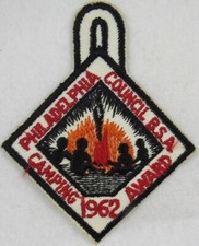 Philadelphia Council 1962 Camping Award [B3767]