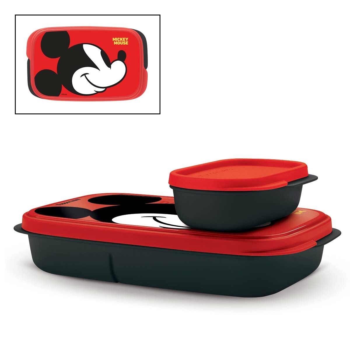 Tupperware - Disney Mickey Mouse Slim Lunch Container | eBay