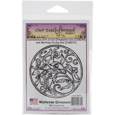 Mistletoe Ornament Cling Stamp Our Daily Bread NEW holiday christmas craft love