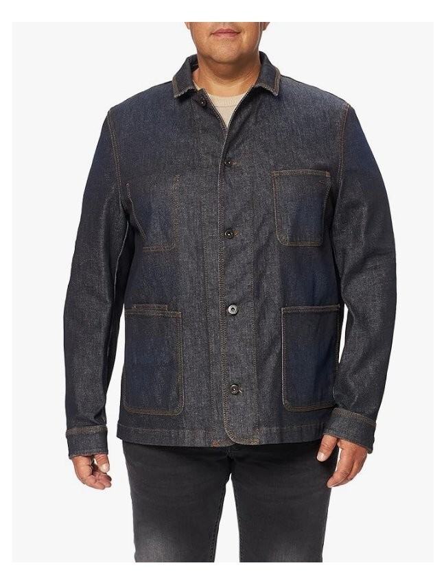 Camel Active stretch denim jacket *size D62* (GB/UK52 ~ 5XL) MEASURED €215.95rrp
