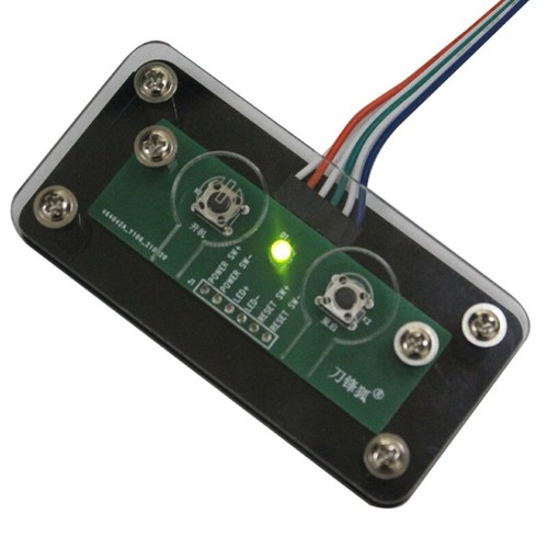 External Power Switch for Home Computer Rooms Diy Power Supply Button Concise - Picture 3 of 7