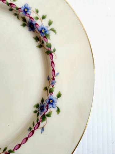 Lenox S-314 Belvidere China Azul Flor Rosa Cinta Piezas de repuesto Tú eliges - Imagen 3 de 25