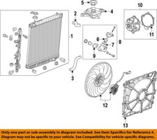 GM OEM 15-22 Canyon,Colorado Cooling Radiator Components-Reservoir Tank 84388367