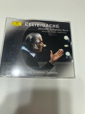 Celibidache Brahms Symphony No.4 Rehearsal Probe Repetition Stuttgart Radio CD