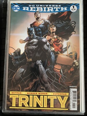 Trinity DC Rebirth Comics 1-6 Plus 7 And 9 Francis Manapul