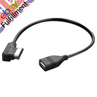 Car MDI MMI AMI to USB Female Audio AUX Adapter Data Cable For Audi A1 A3 A5 A8