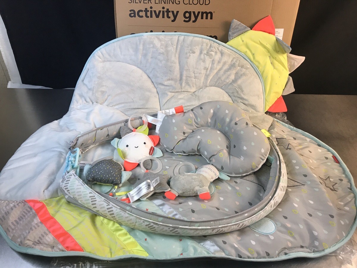Skip Hop Silver Lining Cloud Baby Play Mat and Activity for