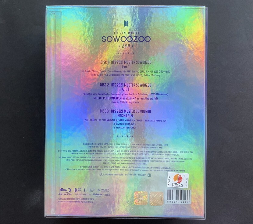 23j ★y BTS 2021 MUSTER SOWOOZOO Blu-ray BTS, BTS, BTS - BTS 2021 MUSTER SOWOOZOO BLU-RAY ( Incl. 3