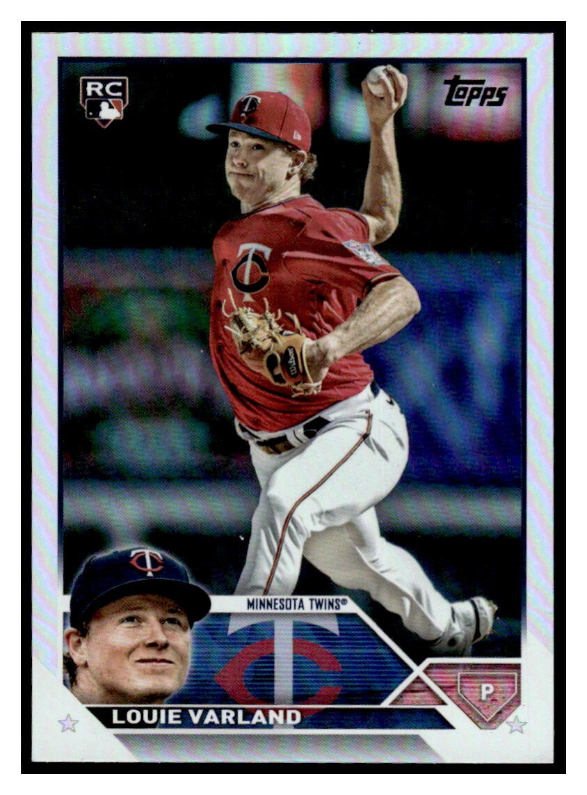 2023 Topps Rainbow Foil 441 Louie Varland Rookie RC Minnesota Twins MLB card