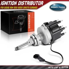 Ignition Distributor w/ Cap & Rotor for Dodge Ram 1500 B1500 Dakota Durango 3.9L