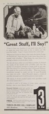 1921 Print Ad Three-in-One Oil Company Man Oils Shotgun New York,NY