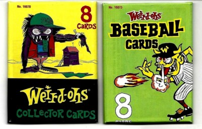 WEIRD-OHS CARD PACKS 1 OF EACH REISSED SERIES WEIRD-OHS & BASEBALL
