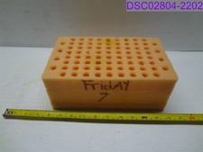 Used Qty = 30: Test Tube Foam Rack Holder 80-slot 6" x 10" x 4"