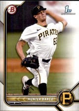 LOT OF 20 2022 BOWMAN DRAFT 1ST  BASE PROSPECT BD103 HUNTER BARCO PIRATES