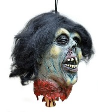 Life Size Halloween Props Scary Walking Dead Zombie Rotten Corpse Head