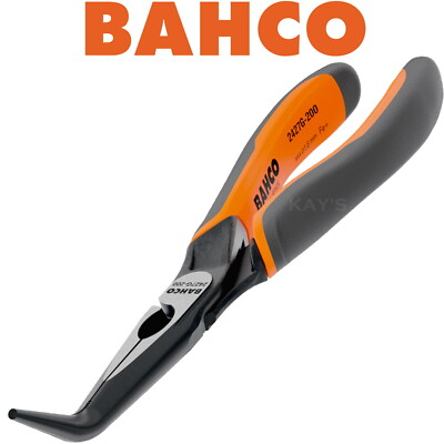 BAHCO gebogene Spitzzange 200 mm 8 Zoll Ergo Seitendraht Kabelschneidebacke 2427G-200 