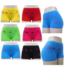 6 LADIES BOXER SHORTS SOFT SEAMLESS UNDERWEAR WOMEN PANTIES BOYSHORTS
