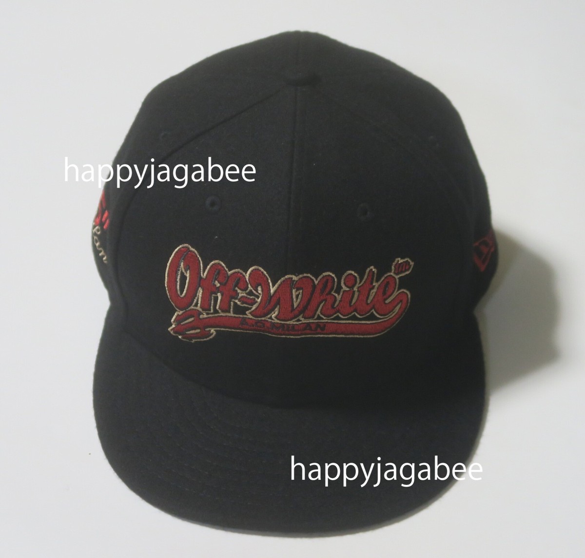 NEW ERA x Off White x AC Milan 2024 59 FIFTY CAP Black x Red NEW ERA x Off White x AC Milan 2024 59 FIFTY CAP Black x Red