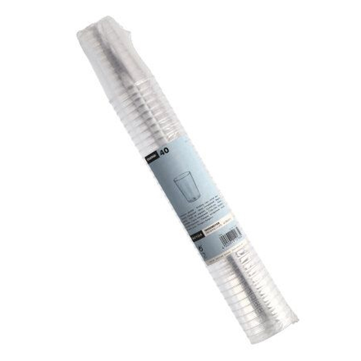 Papstar Vaso Plástico De Polipropileno Translúcido 300 ML 25