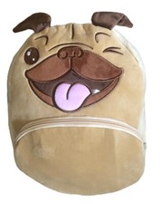 Image of Mopps Pug Plush Rucksack Backpack. Birthday Or Christmas Gifts For Him Or Her