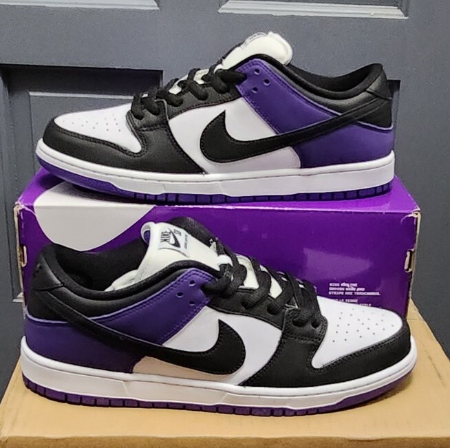 Nike Dunk Low 白/紫 US 8 Nike Dunk Low Championship Court Purple DD1391-104 US 6 - 12