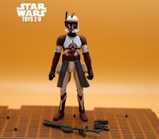 STAR WARS FIGUR 2008 ANIMATED CLONE WARS CLONE TROOPER COMMANDER FOX EXKLUSIV