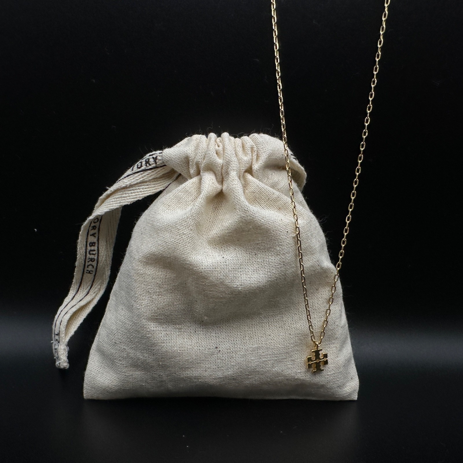 Tory Burch Icon Pendant Necklace | New | Full Packaging