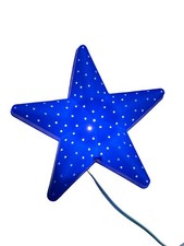 IKEA Smila Stjarna Blue Star-Shaped Light Plug  Switch Fun Home Decor
