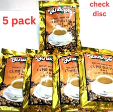 Vinacafe 3-In-1 Instant Vietnamese Coffee 20 Sachets x 20g (Pack of 5) check BB!