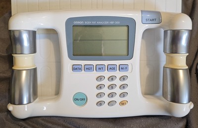 Omron Body Fat Analyzer HBF-300 Body Logic Pro Handheld Digital Display Working