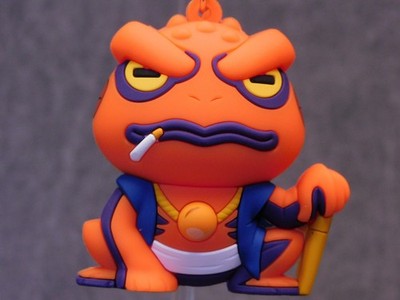 Naruto NEW * Gamakichi Clip * Blind Bag Series 8 Key Chain Monogram