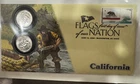 Fleetwood California Flags of our Nation Bearup FDC & State Quarters 2005 P & D