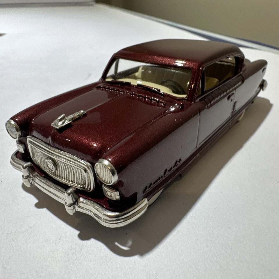 Brooklin BRK34 1954 Nash Ambassador Borgoña 1:43 con caja Foto 3 de 4
