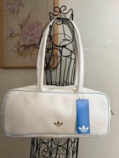 Adidas Adicolor Elongated Airliner Shoulder Bag KD7851 White Retro-NWT